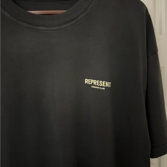 Represent Owners' Club Oversize Black T-Shirt, size L - Picture 2 of 5